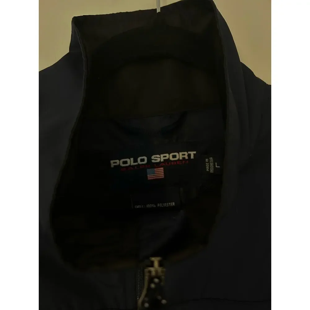 VTG Polo Sport Ralph Lauren Anorak Windbreaker Jacket 90s Y2K Princess Diana L - Picture 4 of 7